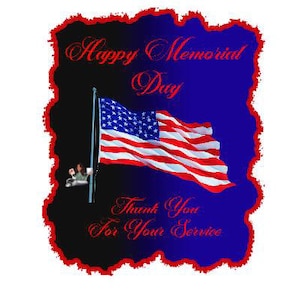 Memorial Day PNG Design