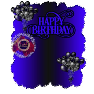 Happy Birthday PNG Background Design