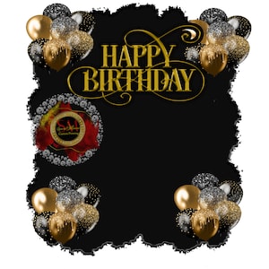 Happy Birthday PNG Background Design