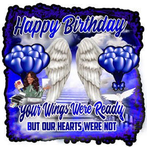 Center T-shirt PNG Design, Memorial, RIP Design, Funeral Background PNG, Sublimation, In loving Memory! Heaven, Celebration of Life
