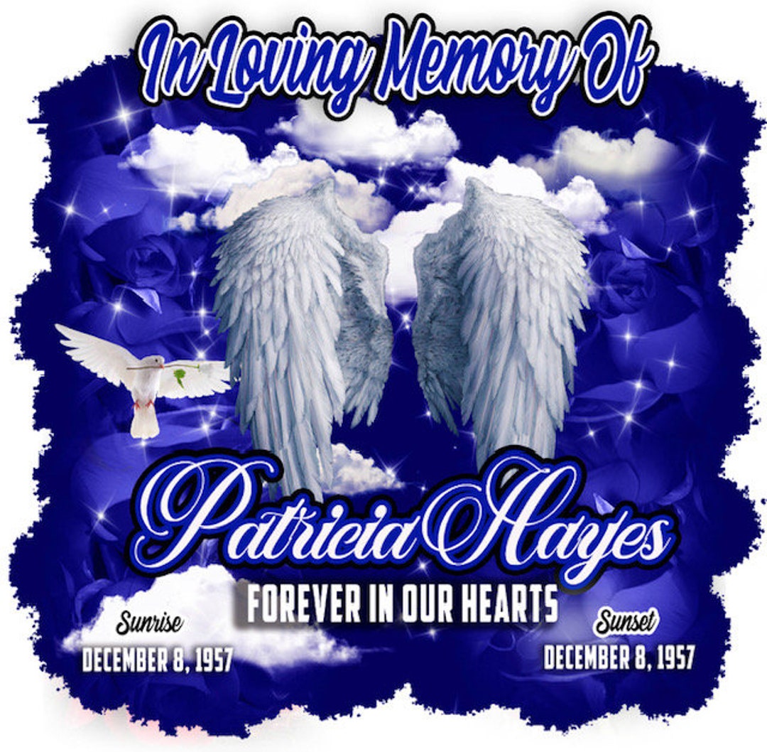 Half Tshirt Design. Affinity Designer. Funeral RIP Memorial