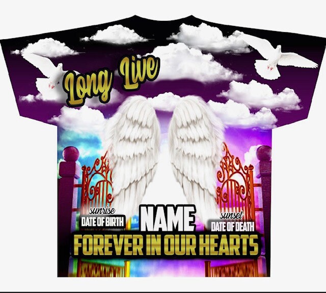 T-shirt Template, 3D All over T-shirt Photoshop Digital Template, can also be edited in Affinity Designer