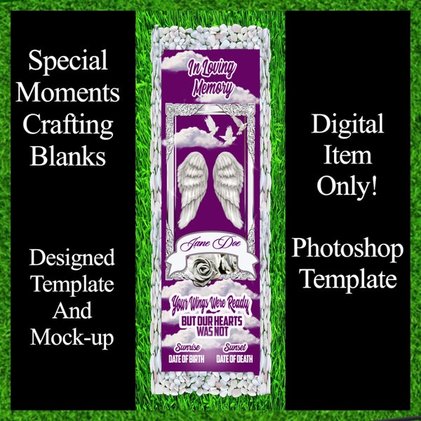 Grave Blanket Mockup Etsy