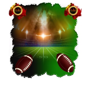 Football PNG Background Design