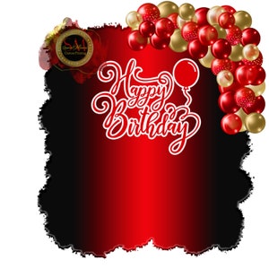 Happy Birthday PNG Background Design