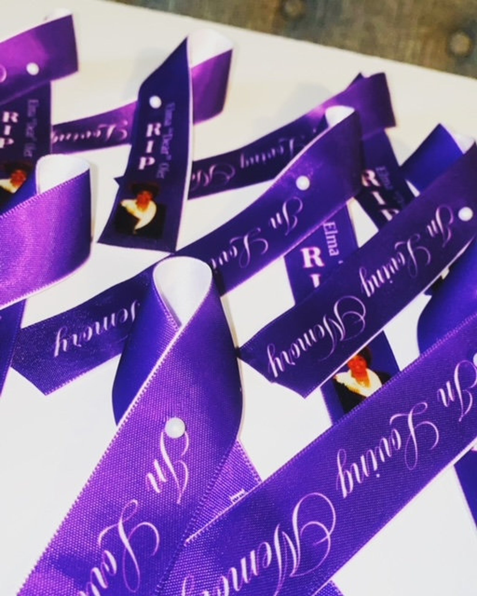 Sublimation Ribbon CC Template for Memorials Etsy