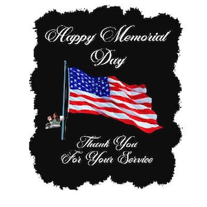 Memorial Day PNG Design