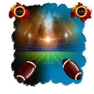 Football PNG Background Design