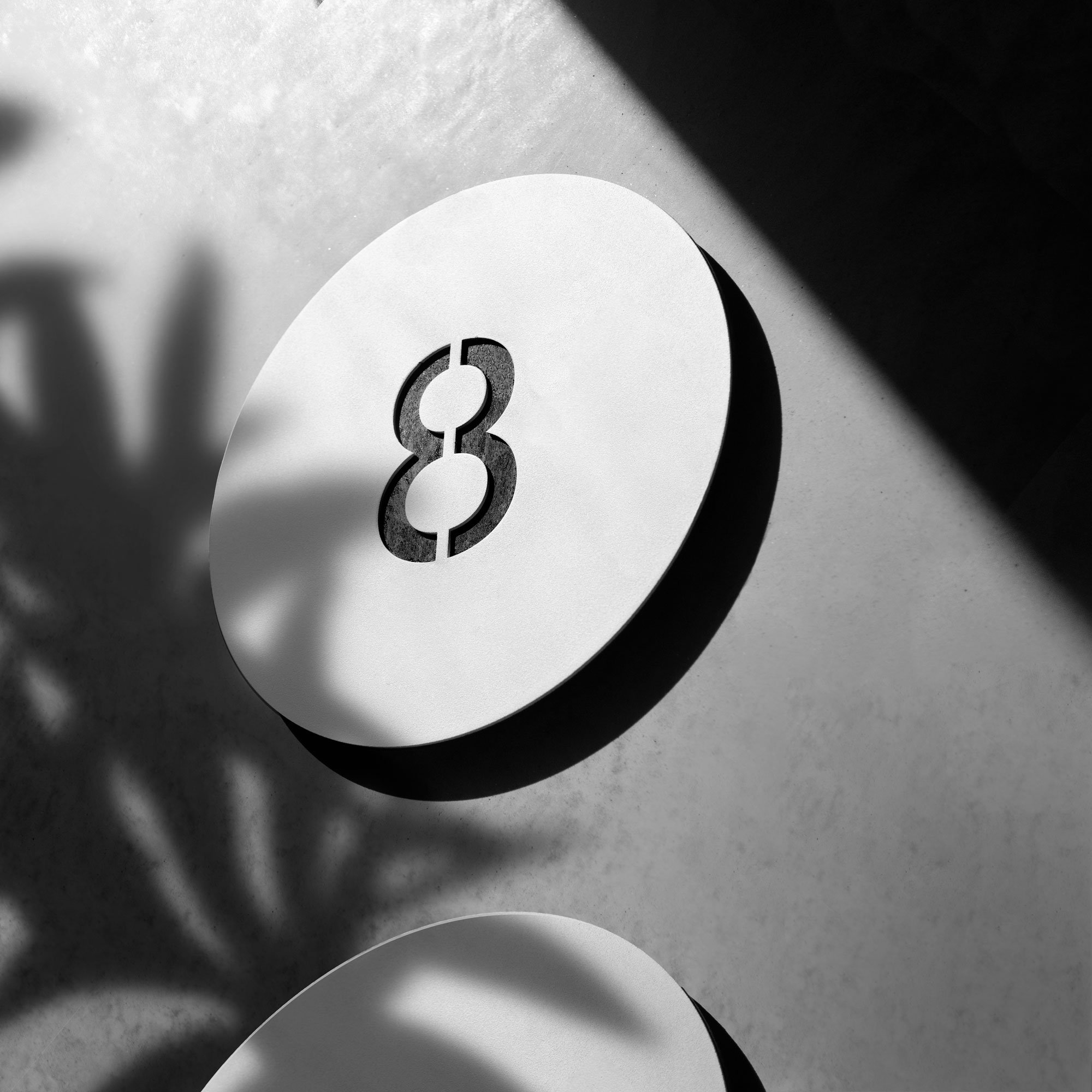 Gatsby White Vertical House Numbers Tile House Numbers With Etsy