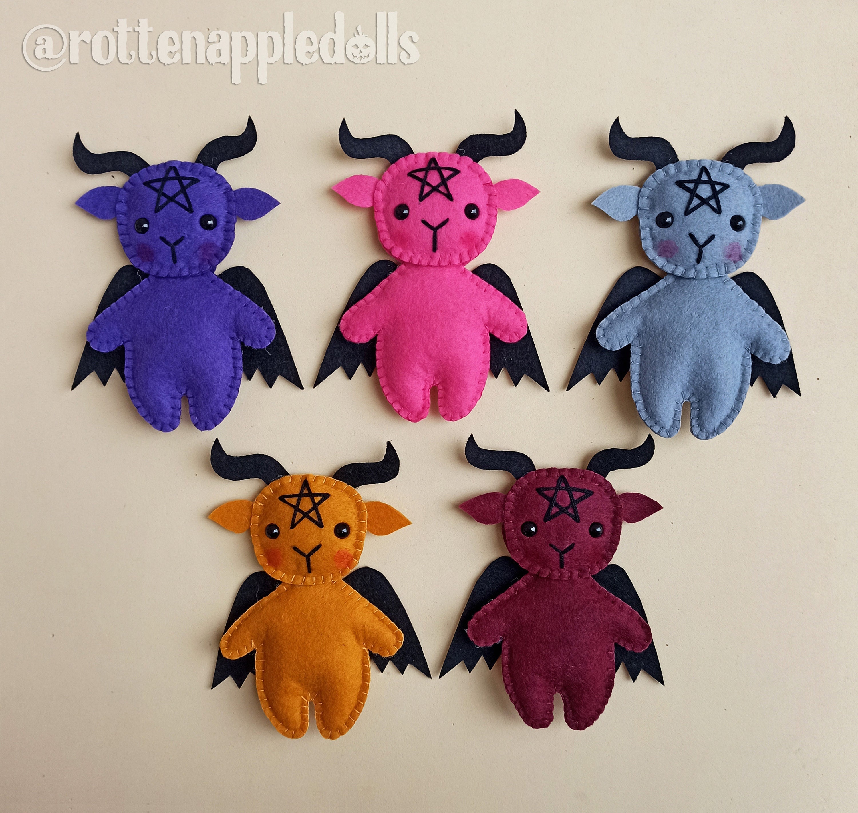 Satanic Plush - Etsy UK Satanic Plush - Etsy UK