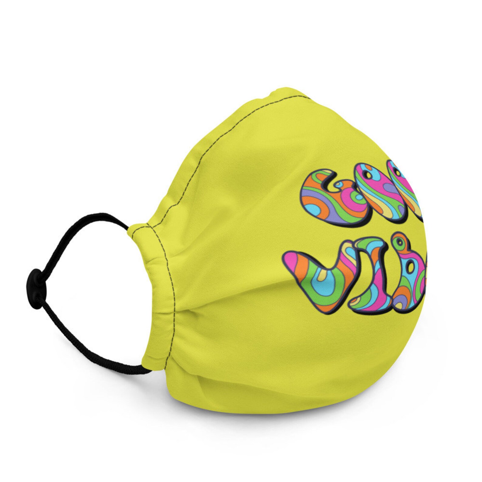 Good Vibes Face Mask Positive Vibe Face Mask Crazy Face Etsy