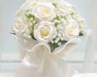 Bridal or communion bouquet