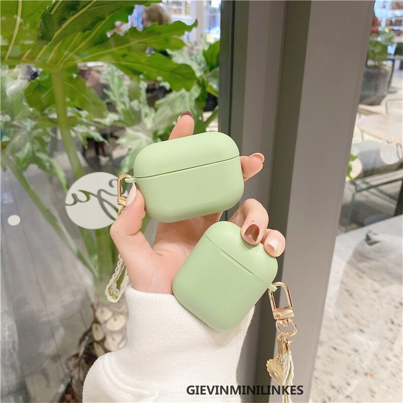 Green Airpod Case Floral Airpod Pro Case Cute Airpod Cases Etsy