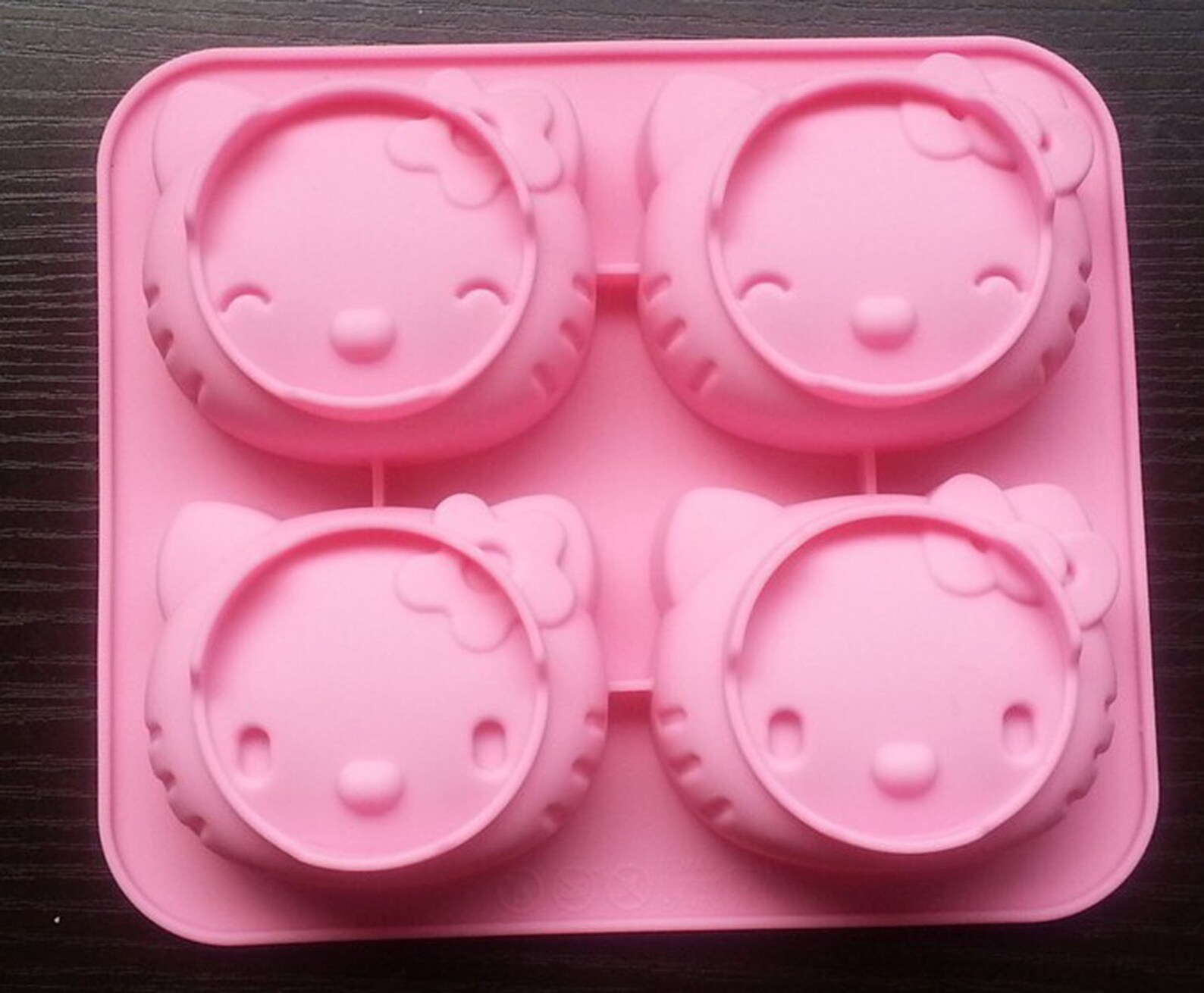 Hello Kitty 4 cavity silicone baking mold/ DIY cake baking Etsy