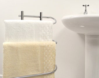 Crochet Laced Edge Bath Sheet Large Bath Towels 100% Cotton 90 x 150cm