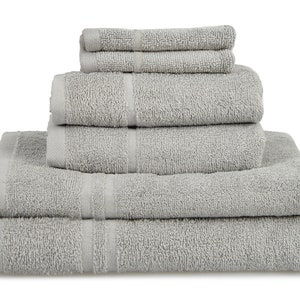 Natural Cotton 6 Piece Towel Set Hotel Essentials Gift Bale by Allure image 6