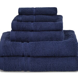 Natural Cotton 6 Piece Towel Set Hotel Essentials Gift Bale by Allure image 5