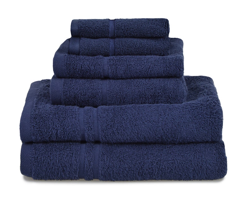 Natural Cotton 6 Piece Towel Set Hotel Essentials Gift Bale by Allure image 5