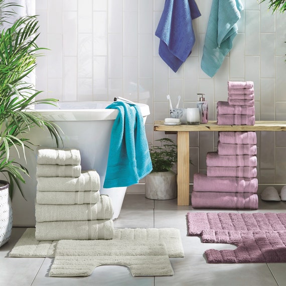 4 Piece Big Bath Sheets 100% Egyptian Cotton Large Size Soft Bathroom Towels