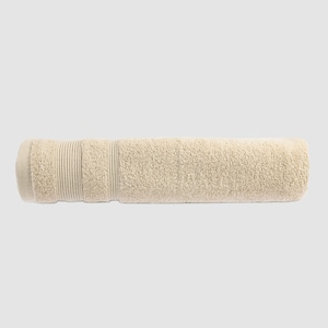 Serviettes en coton égyptien Serviettes de bain de luxe Zero Twist Essuie-mains, serviettes de bain, draps de bain, débarbouillettes Décoration d'intérieur beige neutre Stone