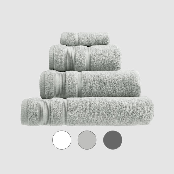 Egyptian Cotton Towels Zero Twist Luxury Bathroom Hand Towels Bath Towels Bath Sheets Face Cloths Monochrome Grey White Decor Etsy Ireland