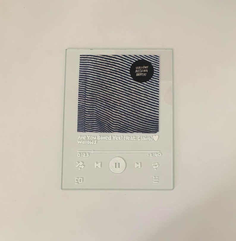 spotify glass plaque spotify glass plaque