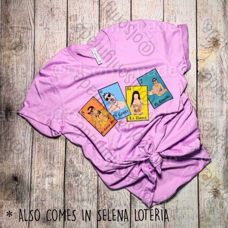 Download Loteria Shirts Bad Bunny Loteria Shirt Selena Loteria ...