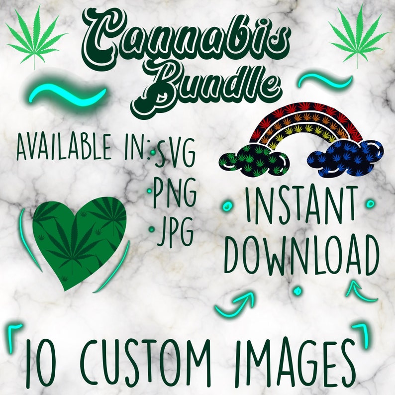 Download Cannabis SVG Bundle Marijuana Files 420 Files | Etsy