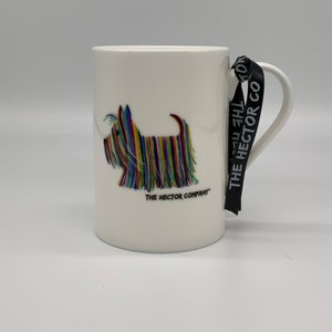 Scottie gift china mug- gift for new home-gift for friend-ceramic mug -English tableware - gift for her-original design mug