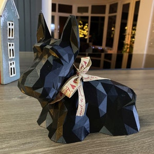 Scottie Dog ornament 3D Printed, Black Scottish Terrier statue, Bedroom decor, Living room decor, New Home gift, Dog lover gift, Mothers day