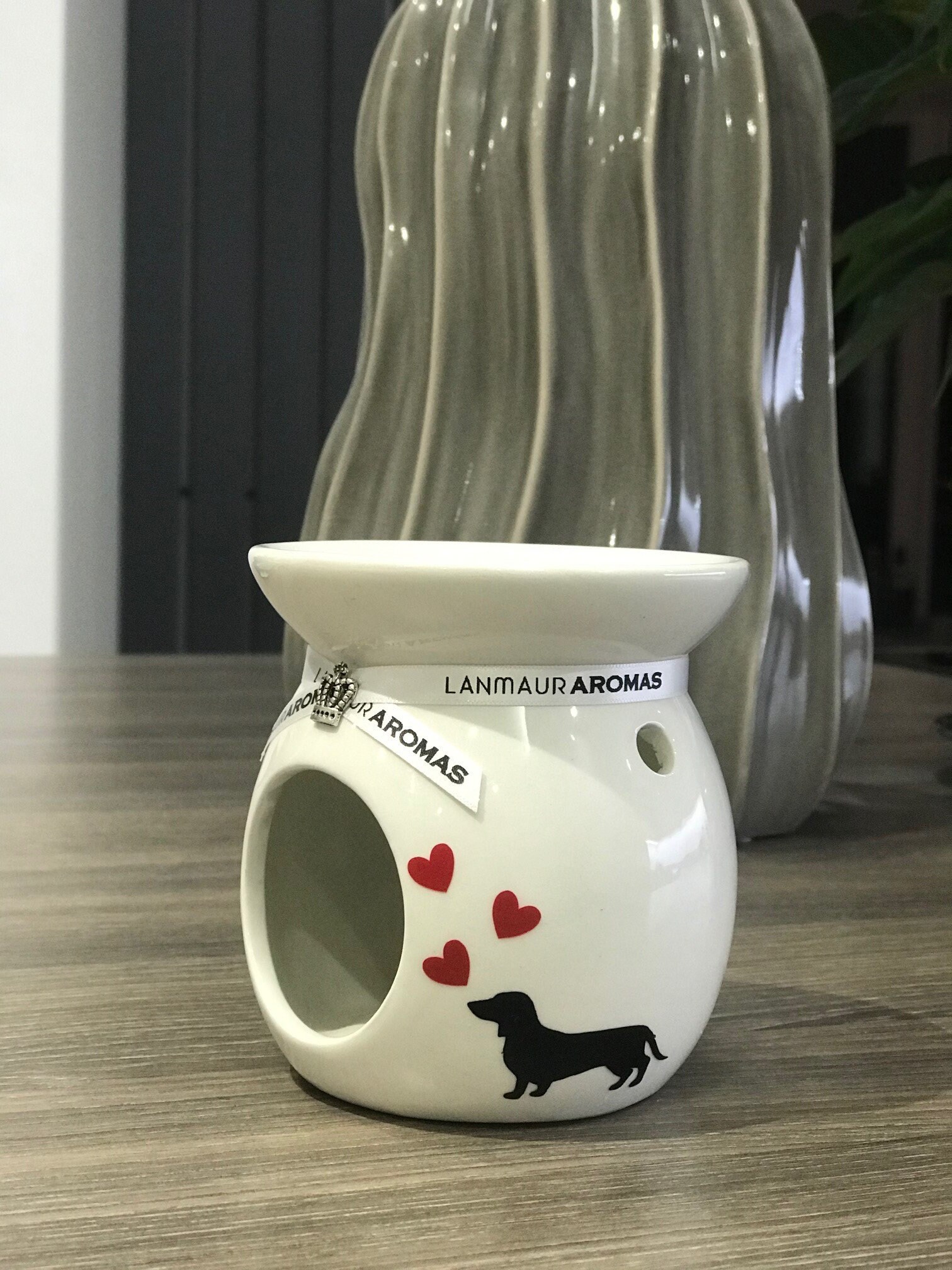 Wax Melt Burner Dachshund Wax burner Burnerwhite ceramic Etsy