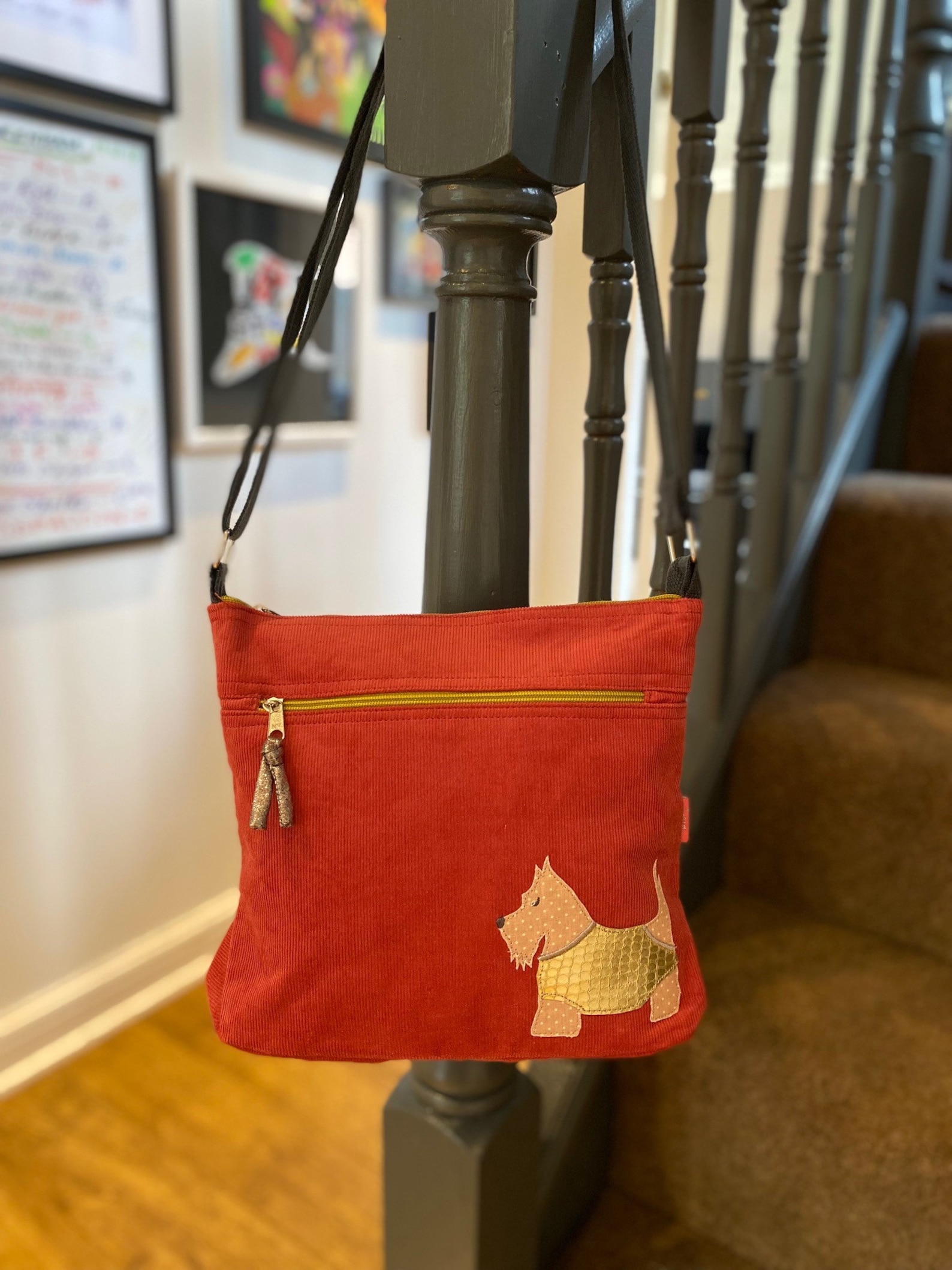 Scottie Dog Crossbody Bag for Walking Dog Walking Bag Etsy UK