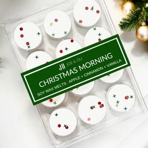 Christmas Morning Holiday Wax Melts [Christmas Wax Tarts Wax Warmer Melts Adult Stocking Stuffers Secret Santa Gift Under 10 Winter Décor]