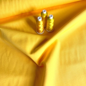 Lemon Yellow Panama Duck water and stain resistant fabric. Outdoor and indoor.