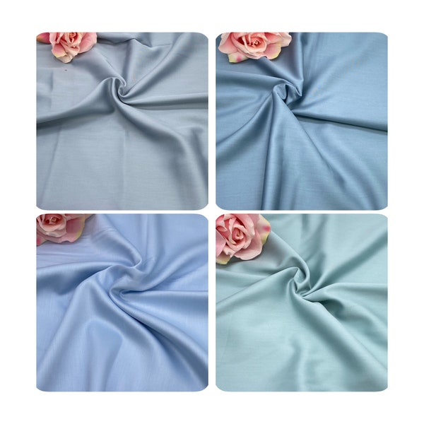 Cotton Satin Fabric - Etsy