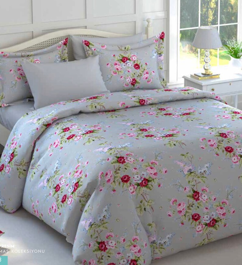 Beautiful Vintage Bedding Set 100 Cotton Provence Shabby Etsy UK
