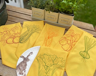 6 pieces Modern Embroidery Design Napkin set