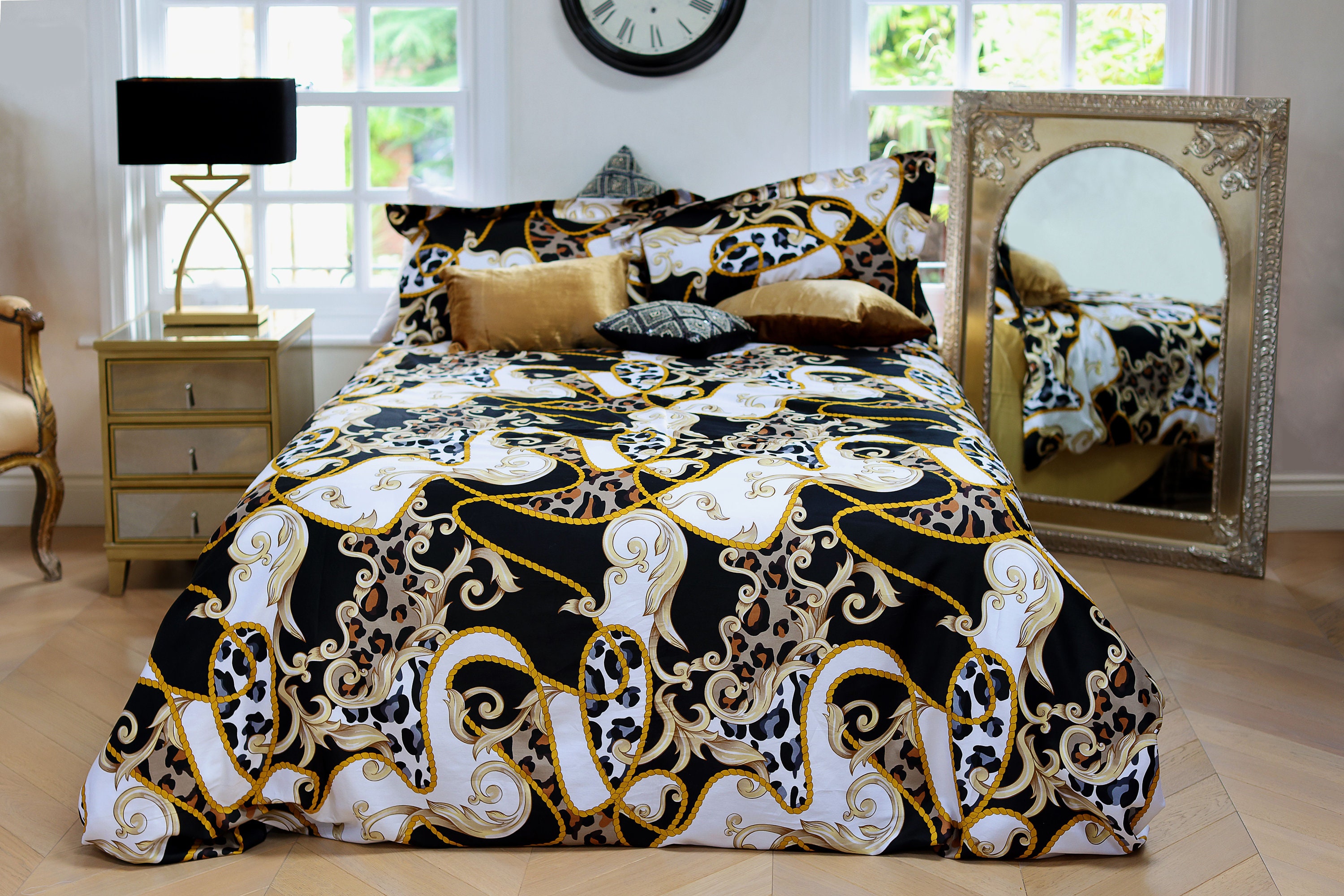 BEST Versace LV Inspired 3D Personalized Customized Bedding Sets