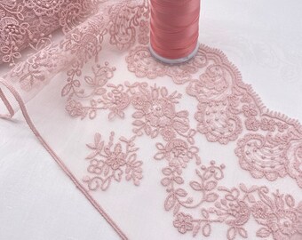 Salmon Blumarine Turkish Lace