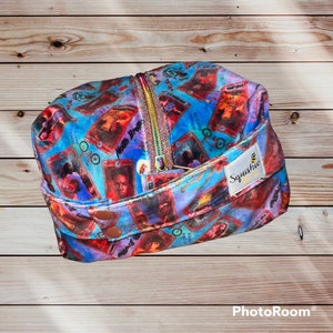 Ready to Ship - Stranger Tarot- Small / Medium Diaper Pod, Boxy Bag, Toiletry, Waterproof, Travel, Wet Bag, Gifts for Mom, Shaving Caddy