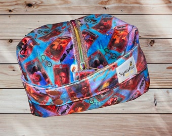 Ready to Ship - Stranger Tarot- Small / Medium Diaper Pod, Boxy Bag, Toiletry, Waterproof, Travel, Wet Bag, Gifts for Mom, Shaving Caddy