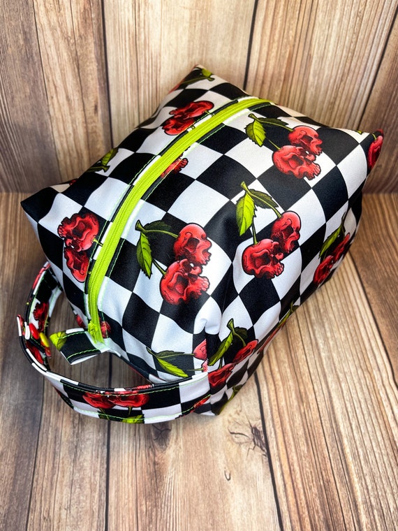 Small / Medium Diaper Pod, Boxy Bag, Toiletry Bag, Waterproof Cloth Diapering, Travel Bag, Wet Bag, WAHM Bag, Gifts for Mom, Shaving Caddy