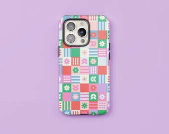 Flower Patch | Pastel Florals Phone Case, Protective Tough Cover, iPhone & Android