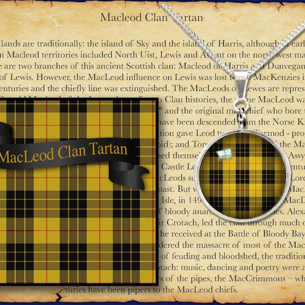 MacLeod Yellow Plaid Tartan Women's Skirt