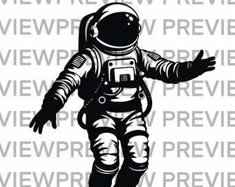 Astronaut SVG file , Perfect for Cricut , space file , moon, Artemis