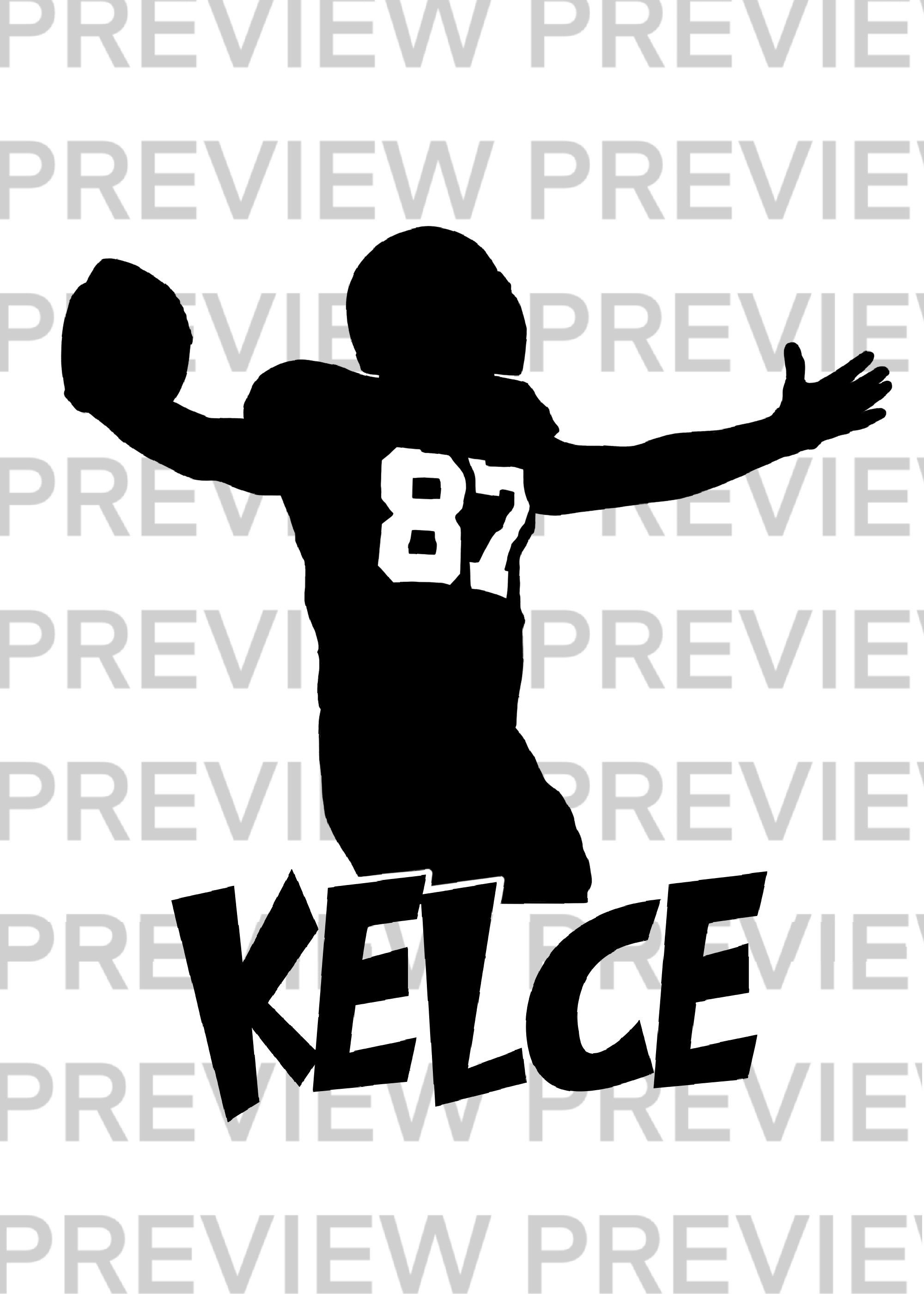 Travis Kelce SVG Bundle 3 Files Included Kelce SVG . - Etsy