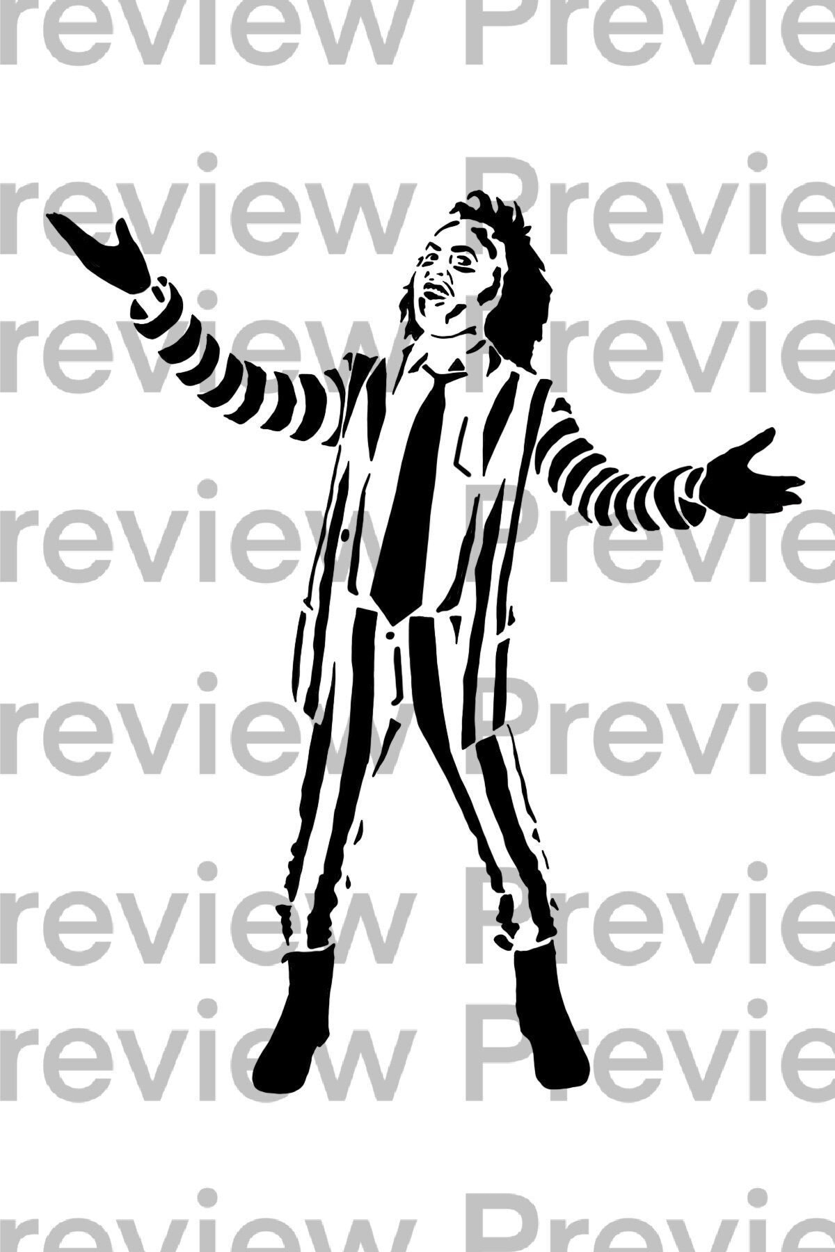 Beetlejuice SVG File Perfect for Cricut Etsy