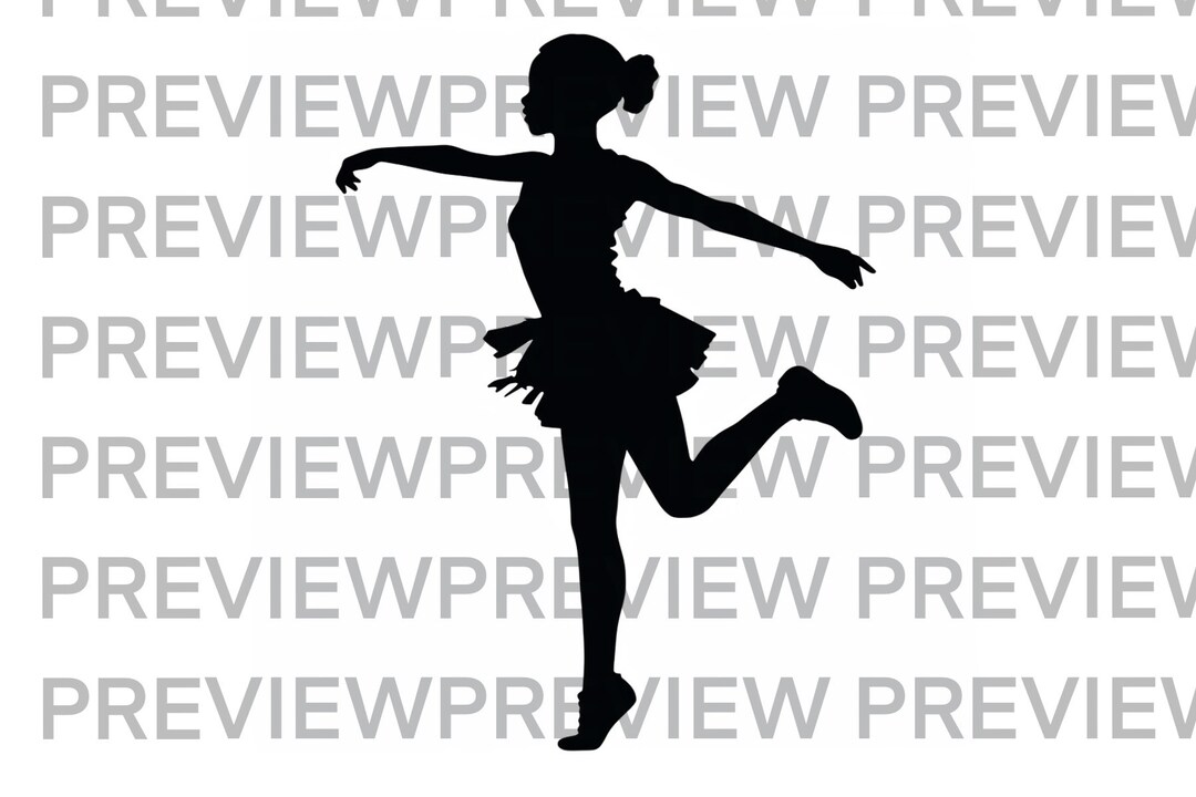 Dancing Girl SVG File, Ballerina , Perfect for Cricut Svg File Download