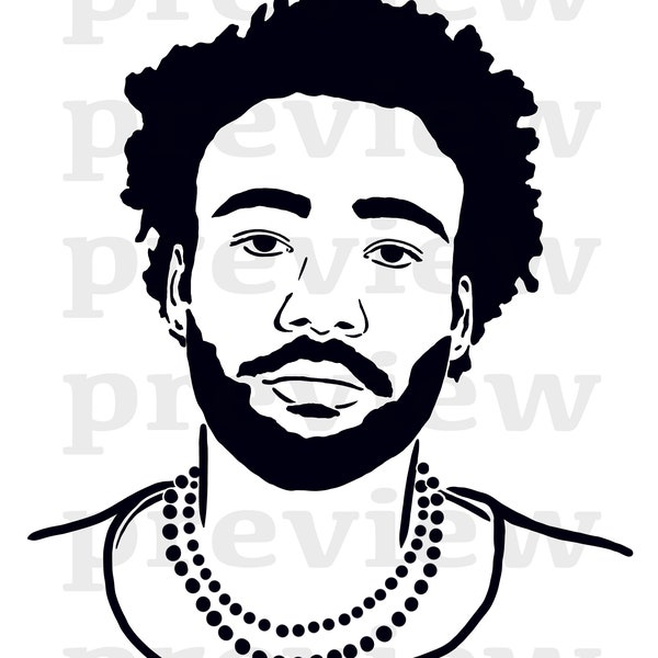 Childish Gambino Svg File Solo Star Wars . Perfect for Cricut , Stencil , Decals , Shirts . svg, png and jpeg included