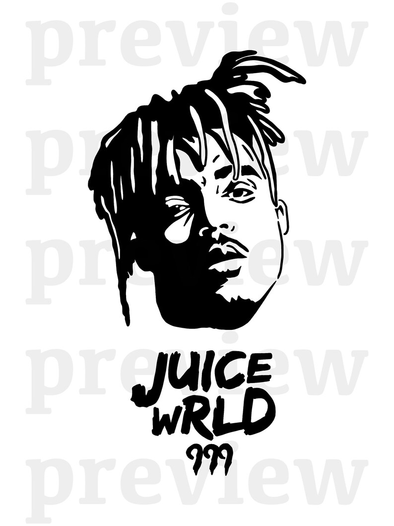 Download Juice Wrld SVG File Perfect for Cricut Cameo Cut Stencil ...